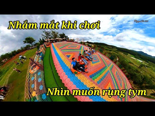 Rụng tim với trò chơi Trượt Thảm trên MongoLand Đà Lạt