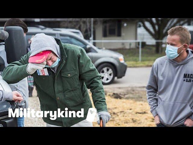 Veteran weeps over new home built by teens | Militarykind