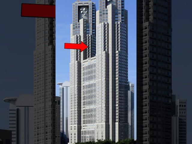 The most HATED skyscraper in Japan  #building #architecture #viral