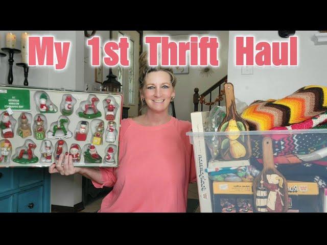 My 1st Thrift Haul| AMAZING Finds & Deals| So Excited