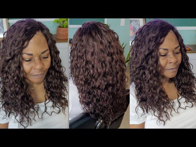 HUMAN HAIR CURLY CROCHET HAIR | No Slippage | MICRO RING LOOP IS AMAZING