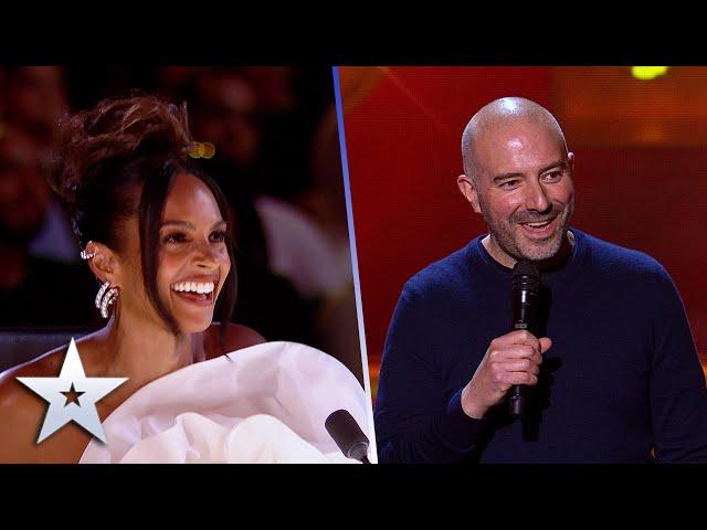 Comedian Stefano Paolini makes a BIG IMPRESSION | Semi-Finals | BGT 2022