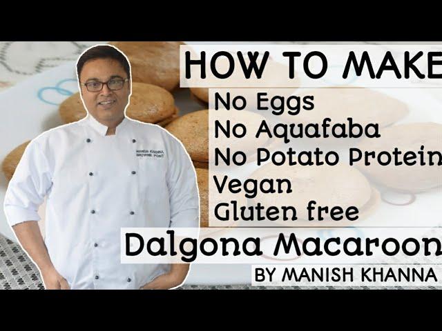 #Dalgona #Macaroon #Eggless| How to make quick and easy eggless dalgona Macaroon| #by Manish khanna