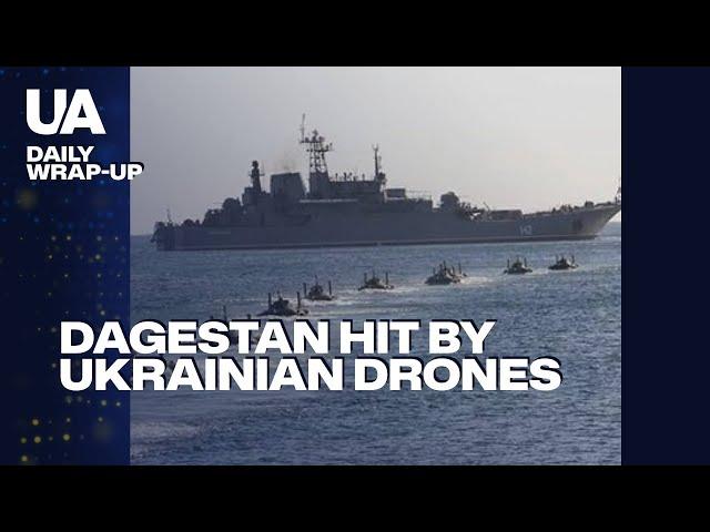 Russian Caspian Fleet Hit by Ukrainian Drones 1500 km Away