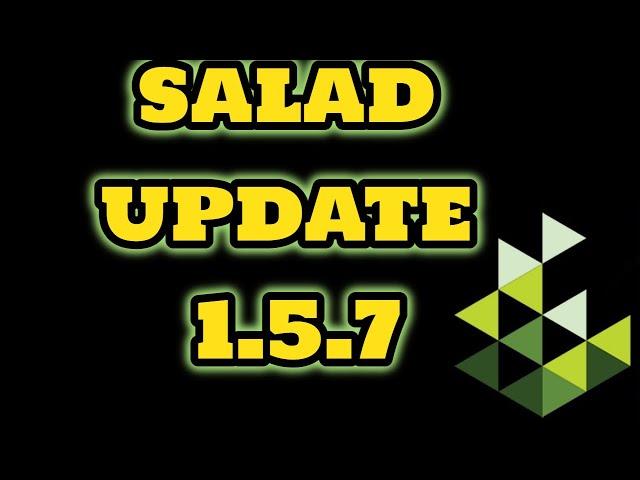 Salad Update 1.5.7 still low on Containers