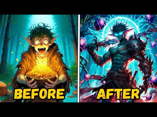 He Was Reborn As A Weak Goblin But After Stealing The Level-up Talent He Became The Chosen One |Full