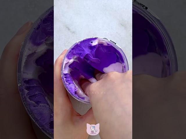 slime asmr  compound kings grape butter swirlz clay