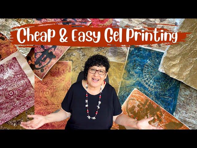 STOP Wasting Money on Expensive Art Supplies! Gelli Printing Made Affordable!