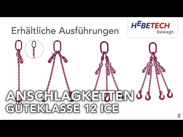 Anschlagketten Güteklasse 12 ICE - Die nächste Generation der Anschlagketten