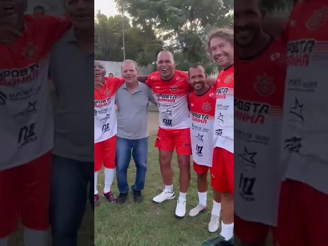 Nilton Goleiro Master, Lugano, Aloísio, Amaral em jogo beneficente