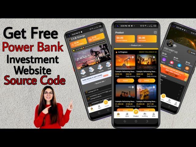 Get Free Ponzi Website Free Source Code Download Link || Make Your Own Investment Website