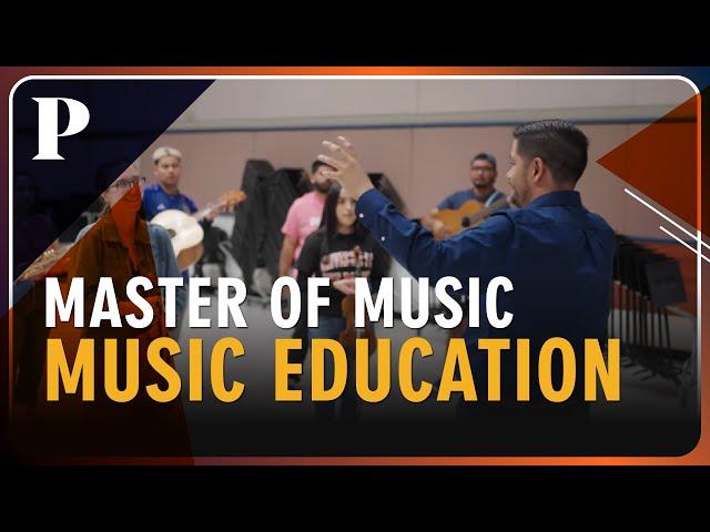 Master of Music in Music Education