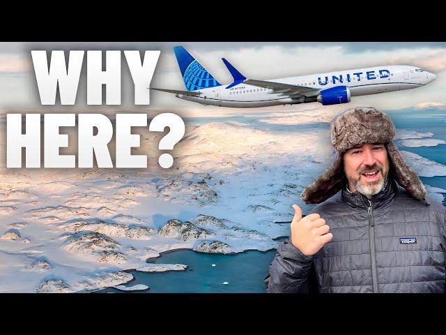 We Took United's FIRST Flight to GREENLAND (But WHY?)