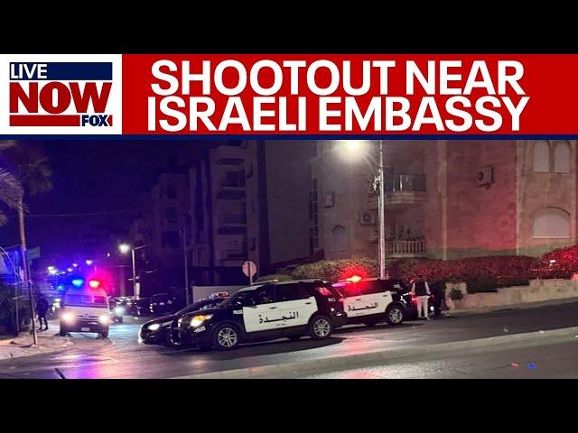 Israel-Hamas war: Police in Jordan kill gunman in shootout near Israeli embassy | LiveNOW from FOX