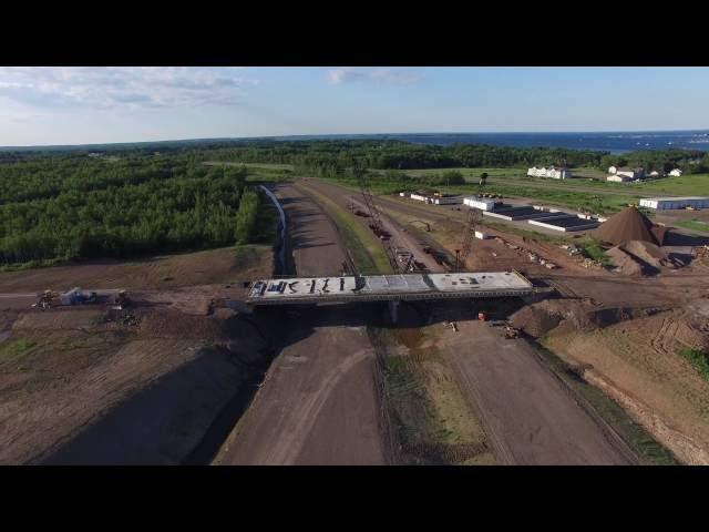 Shediac new Highway construction 2016