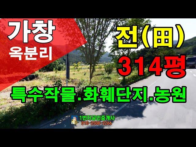 [대구땅매매]달성군 가창면 옥분리 도로 60미터 접한 가시성 좋은 땅 화훼단지 농원 특수작물재배 등 향후 투자성으로도 좋아요 010-2508-2266