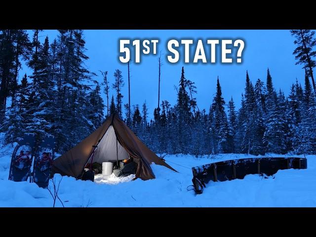 Solo winter camping in not the 51st state