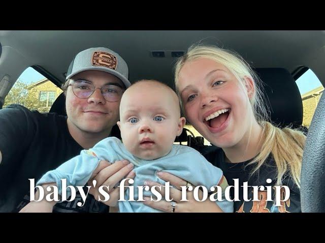 taking our newborn on a road trip!