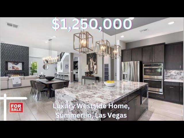 Luxury Home For Sale, Summerlin Las Vegas $1,250,000. 4BD, 4BA, 3,096 sqft #realestate #housetour