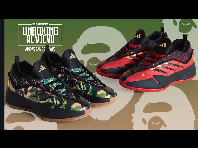 BAPE E DAME VOLTAM A SE ENCONTRAR | UNBOXING+REVIEW adidas Dame 9 x A Bathing Ape