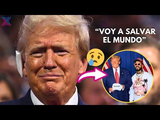 Donald Trump dice que SALVARÁ al mundo y Anuel y J Quiles lo RESPALDAN 