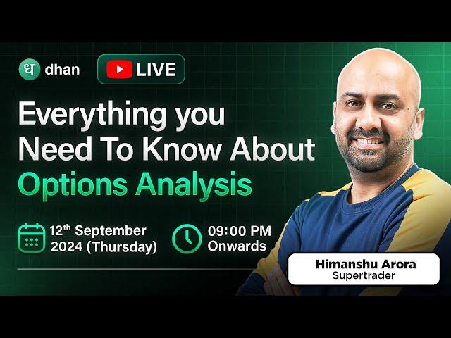 Everything You Need To Know About Option Analysis ft. Himanshu Arora, SuperTrader