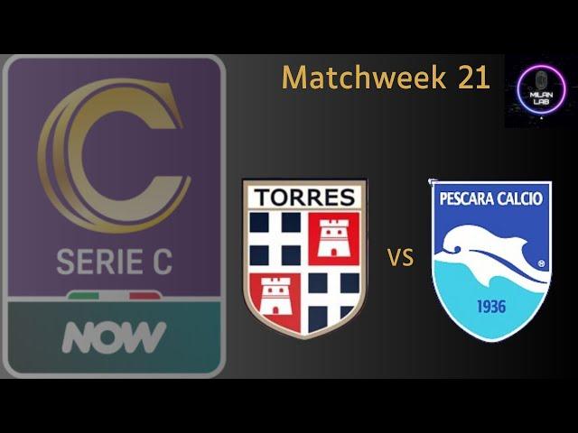 S.E.F. Torres 1903 vs Delfino Pescara 1936 | Serie C | LIVE