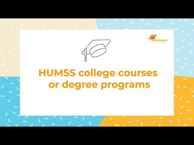 What College Courses Can I Take After HUMSS?