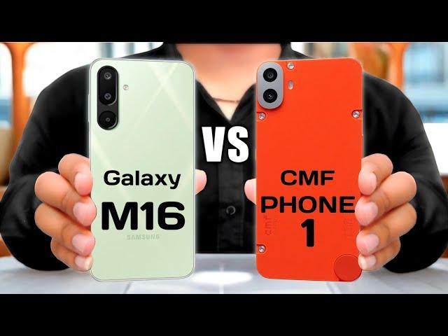 Samsung Galaxy M16 5G Vs Nothing CMF Phone 1 || Full Comparison 