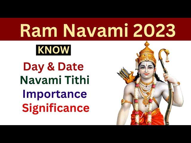 Ram Navami 2023: Date, History, Importance and Significance !! Rama Navami 2023 date #ramnavami2023