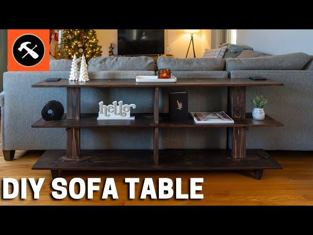 How to Build a DIY Sofa Console Table | Builder's Studio | Osborne Wood