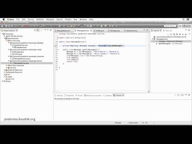 REST Web Services 16 - Building Service Stubs