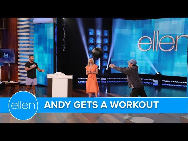 Andy Gets Fit with Chelsea Handler's Trainer