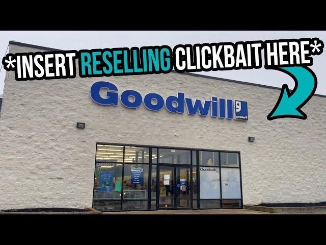 Completely Normal Reseller Goes Thrifting - A POV