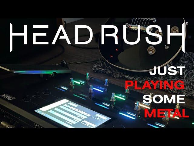 HEADRUSH PEDALBOARD - NO TALKING JUST METAL