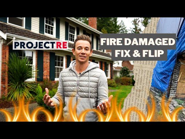 How to Fix and Flip a Fire Damaged Home  #shorts