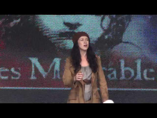 The cast of 'Les Misérables' performing at West End Live 2012