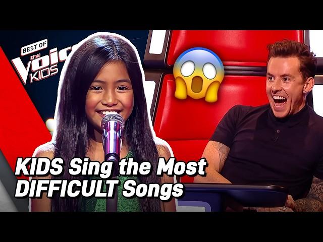 The HARDEST SONGS in the Blind Auditions on The Voice Kids