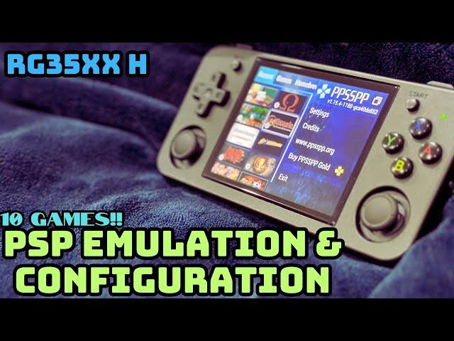 PSP Emulation on Anbernic RG35XX H & Plus || Best Configuration