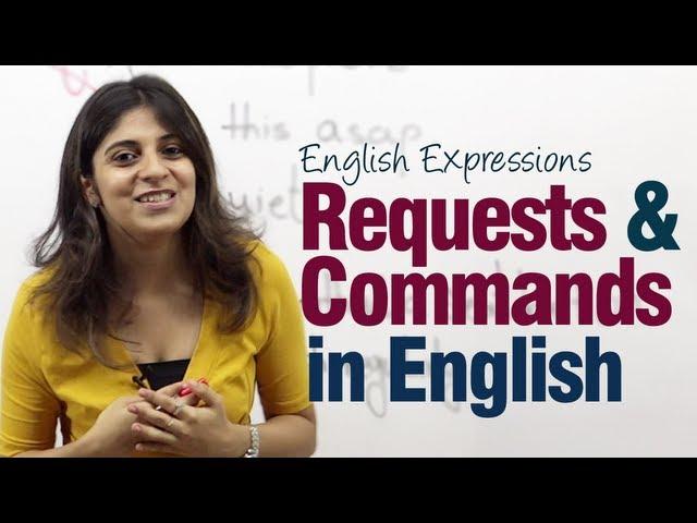 Requests & Commands in English - Useful English Expressions