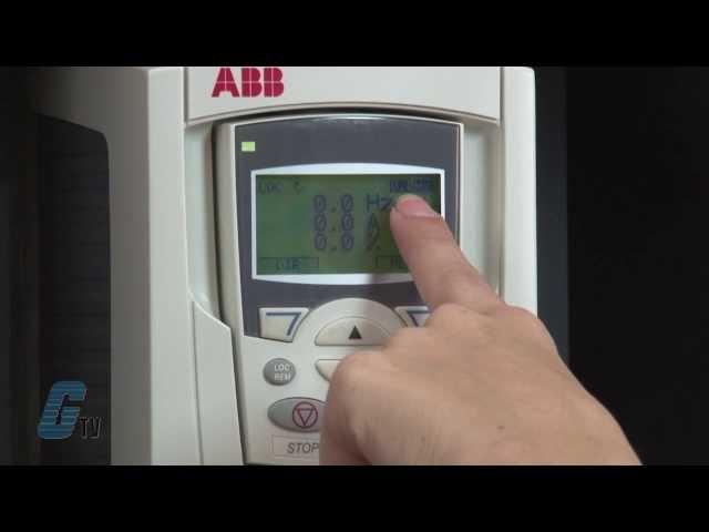 ABB ACS550 AC Drive Basic Startup