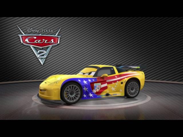 CARS 2 - Jeff Gorvette - Disney Pixar - Available on Digital HD, Blu-ray and DVD Now