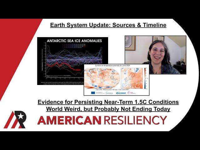 Earth System Update June '24- Sources & Timeline