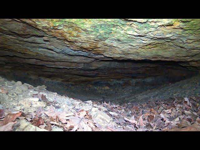 Oldtimers Mined Coal under this Huge Mountaintop Rock