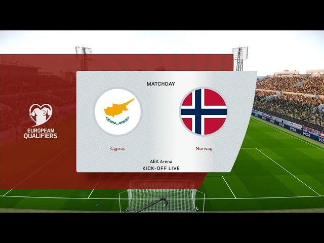 Cyprus vs Norway | European Qualifiers | PES 2021