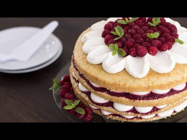 Raspberry Vanilla Cake Recipe