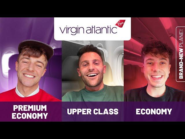 VIRGIN ATLANTIC A330-900neo FIRST EVER FLIGHT | Comparing Business Class, Premium and Economy