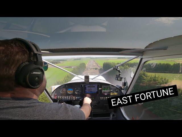 Flying to East Fortune for the LAA East of Scotland Fly-In