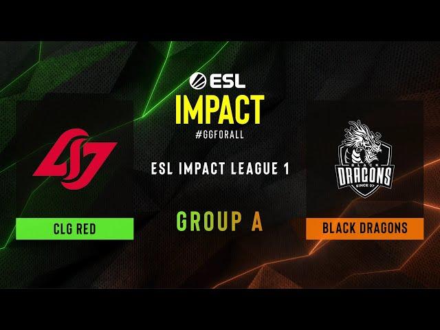 CLG Red vs. Black Dragons - Map 1 [Overpass] - ESL Impact League S1 - Group A