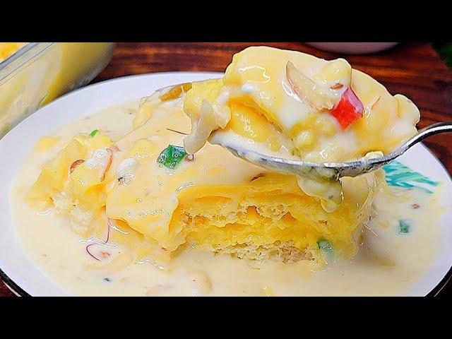 10 minutes Arabian dessert recipe Eid Special | popular Arabian pudding sweet dessert recipe